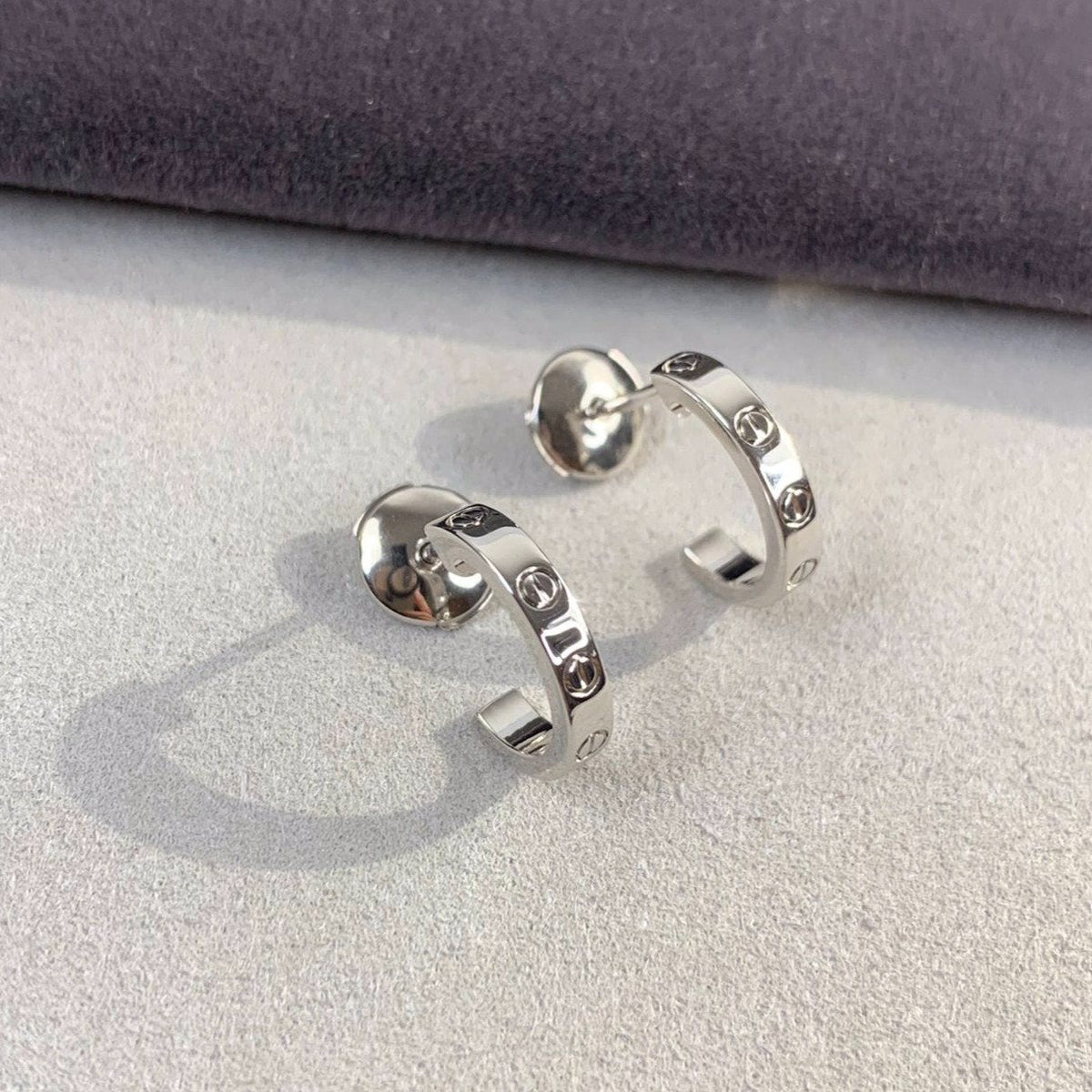 ミロ LOVE イヤリング 2.65MM シルバー