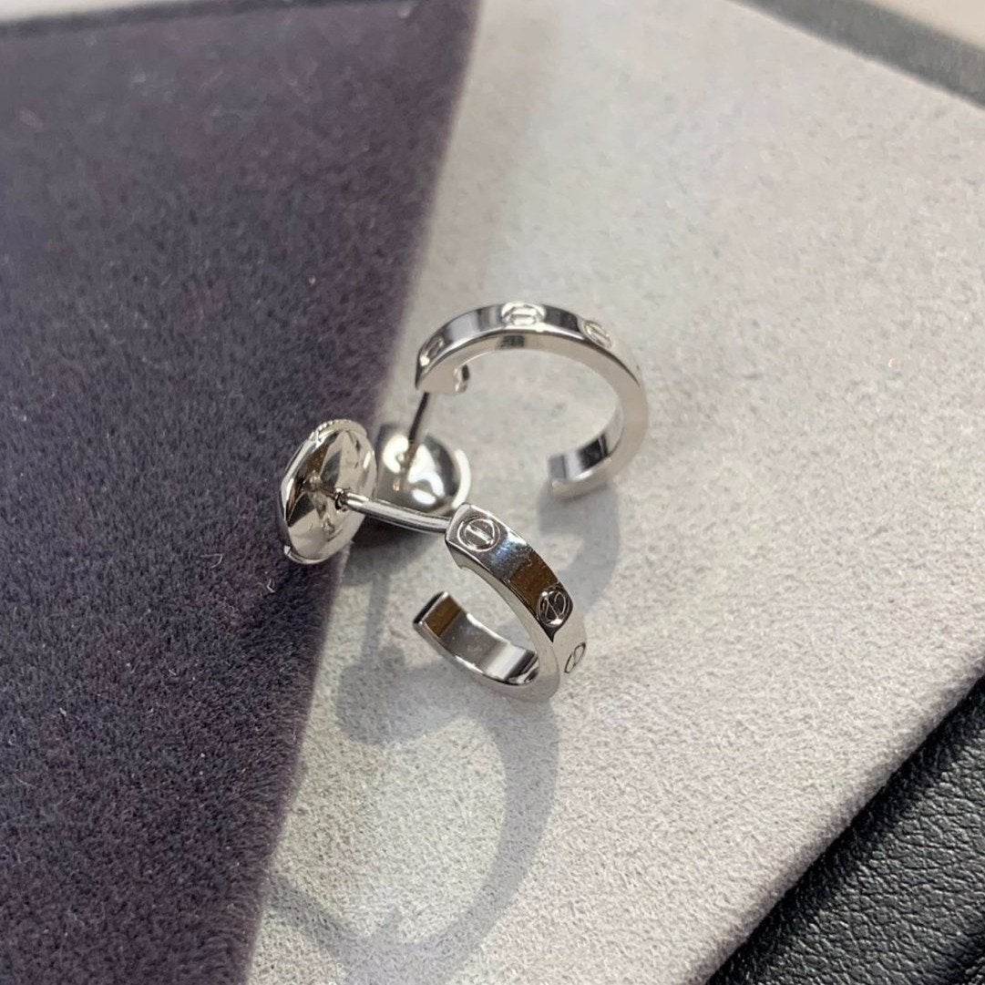 ミロ LOVE イヤリング 2.65MM シルバー