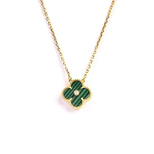Miro CLOVER 15MM DIAMOND TURQUOISE NECKLACE