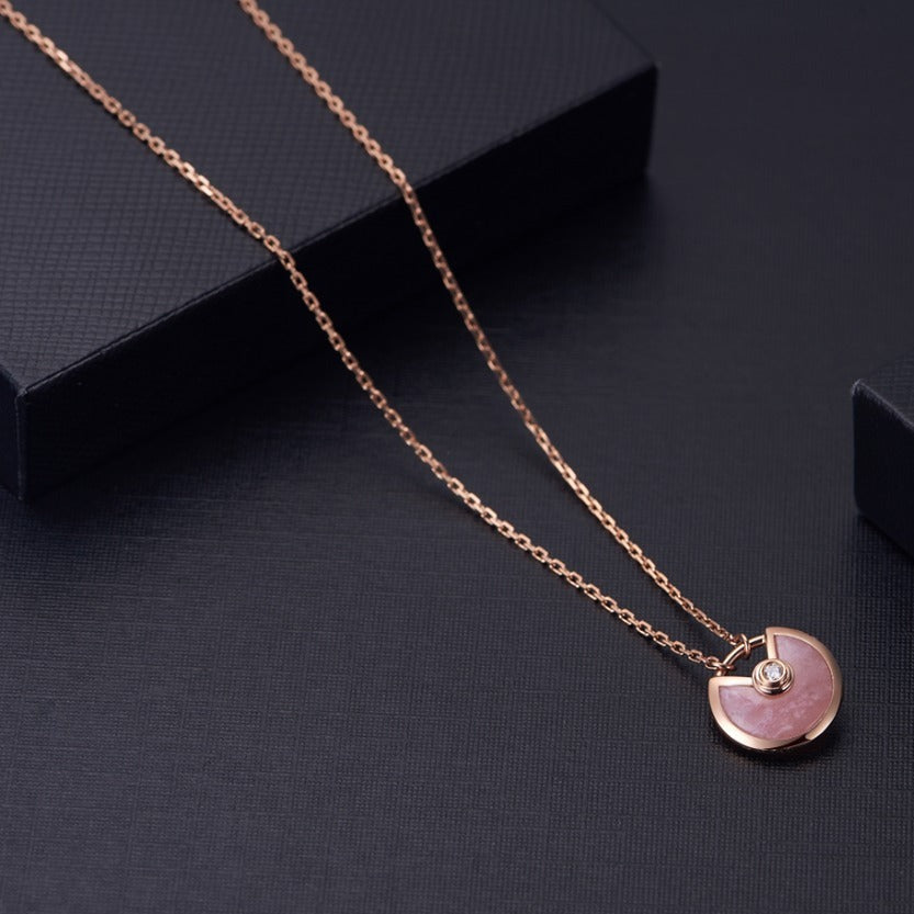 ミロ アミュレット ローズゴールド ピンクMOP ネックレス