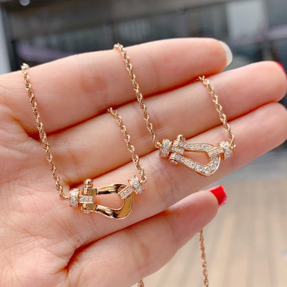 Miro FORCE 10 PINK GOLD DIAMOND NECKLACE