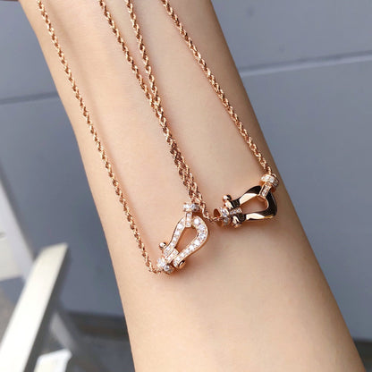 Miro FORCE 10 PINK GOLD DIAMOND NECKLACE
