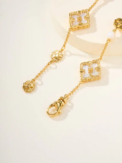 [Miro]B.C.L ENAMELED Three-Flower Bracelet£¨Trumpet)