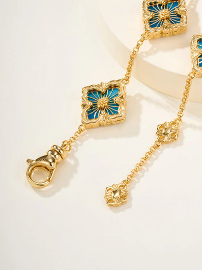 [Miro]B.C.L ENAMELED Five-Flower Bracelet£¨Various Colors)