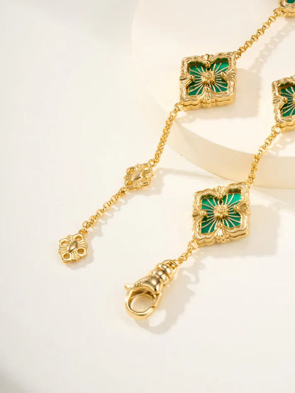 [Miro]B.C.L ENAMELED Five-Flower Bracelet£¨Various Colors)