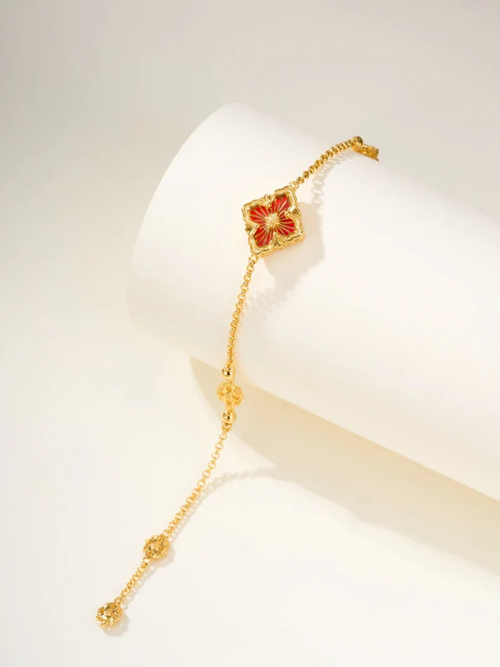 [Miro]B.C.L ENAMELED One-Flower Bracelet£¨Various Colors)