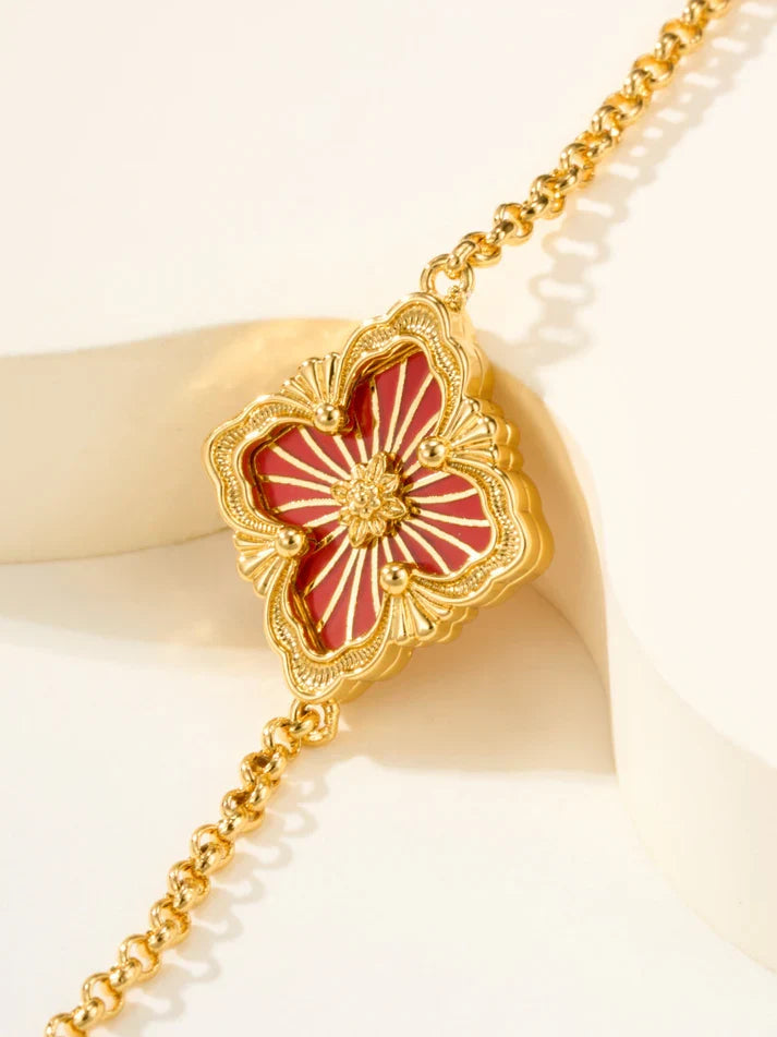 [Miro]B.C.L ENAMELED One-Flower Bracelet£¨Various Colors)