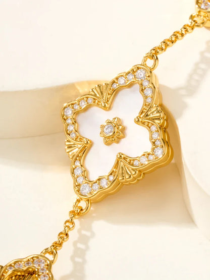[Miro]B.C.L ENAMELED Five-Flower Bracelet£¨Various Colors) BIG SIZE