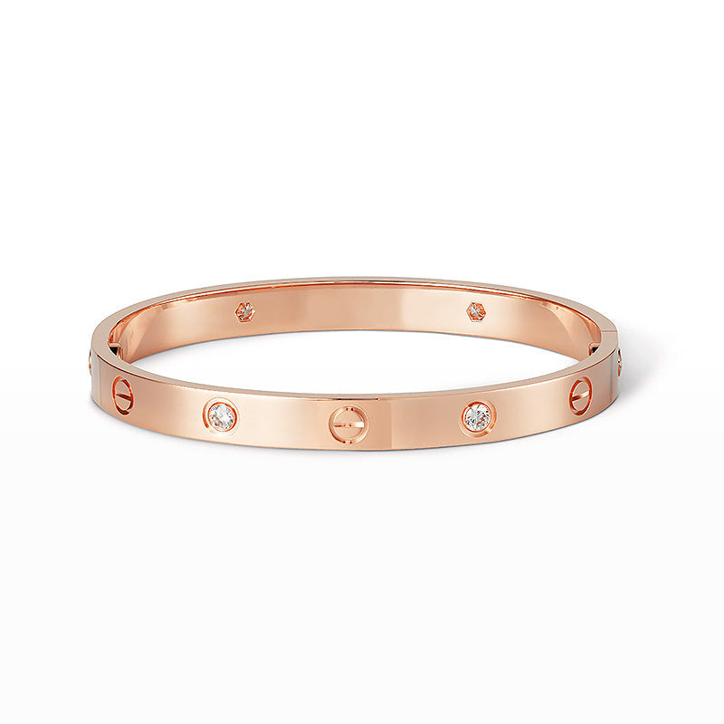 Miro LOVEブレスレット 6.1MM 4ダイヤモンド