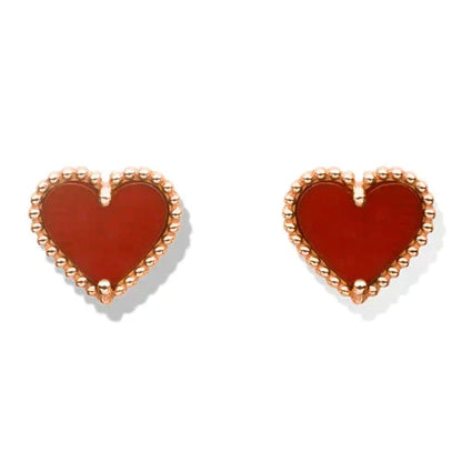 Miro HEART CARNELIAN スタッドピアス