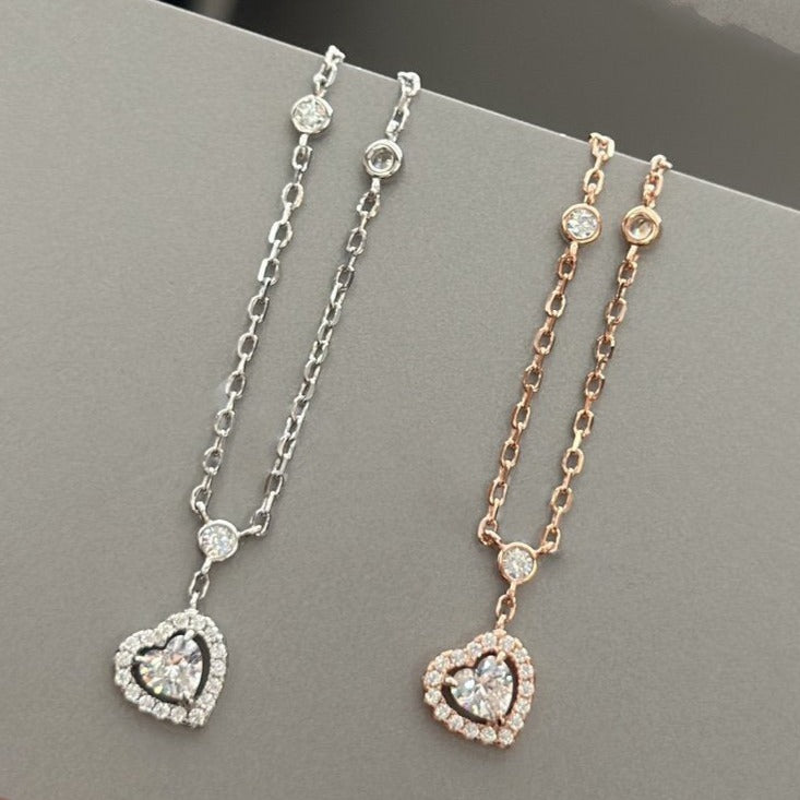 [Miro ]JOY HEART DIAMOND NECKLACE