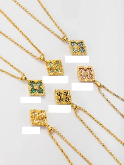 [Miro] B.C.L SMALL SIZE ENAMEL NECKLACE£¨Various colors)