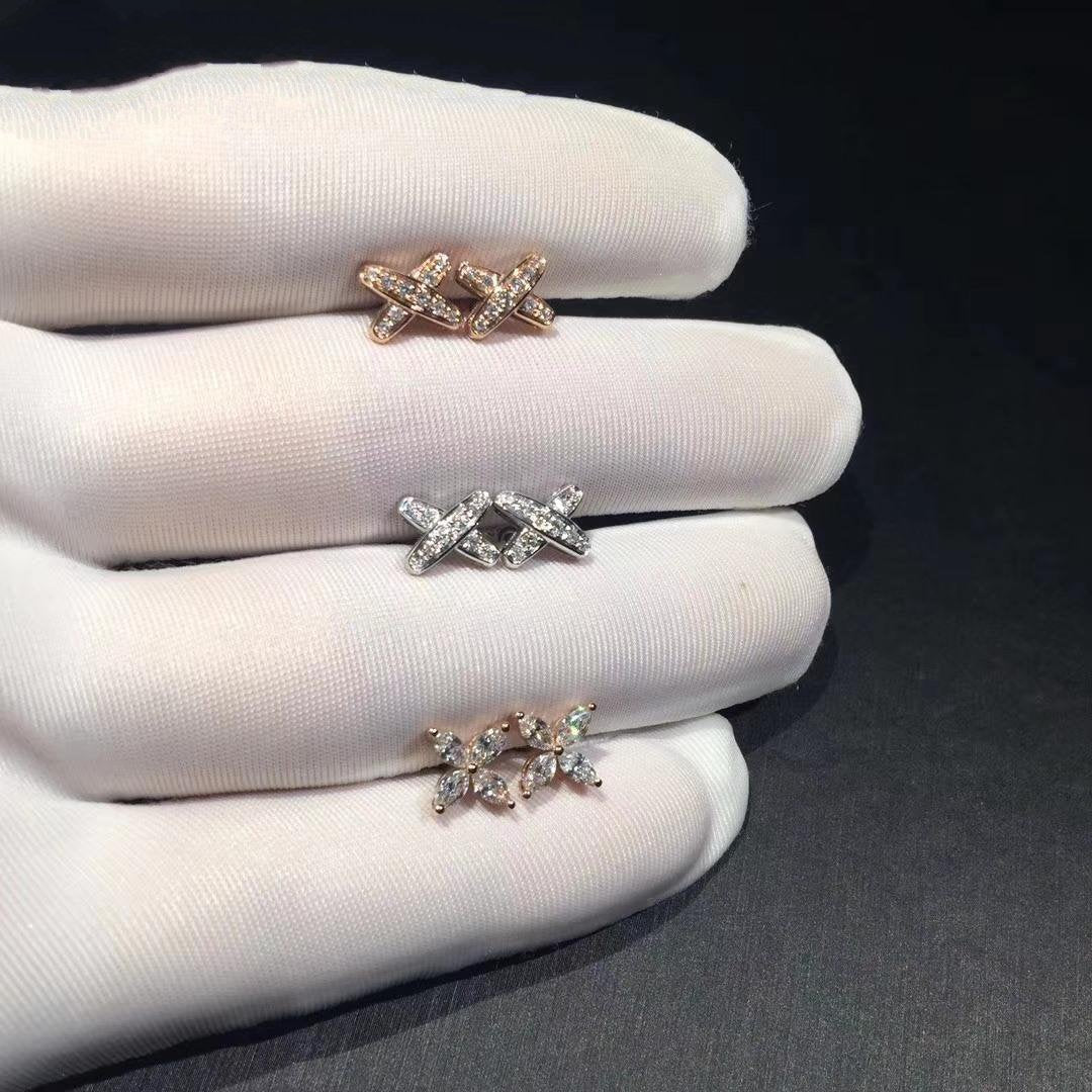 ミロ ダイヤモンドピアス