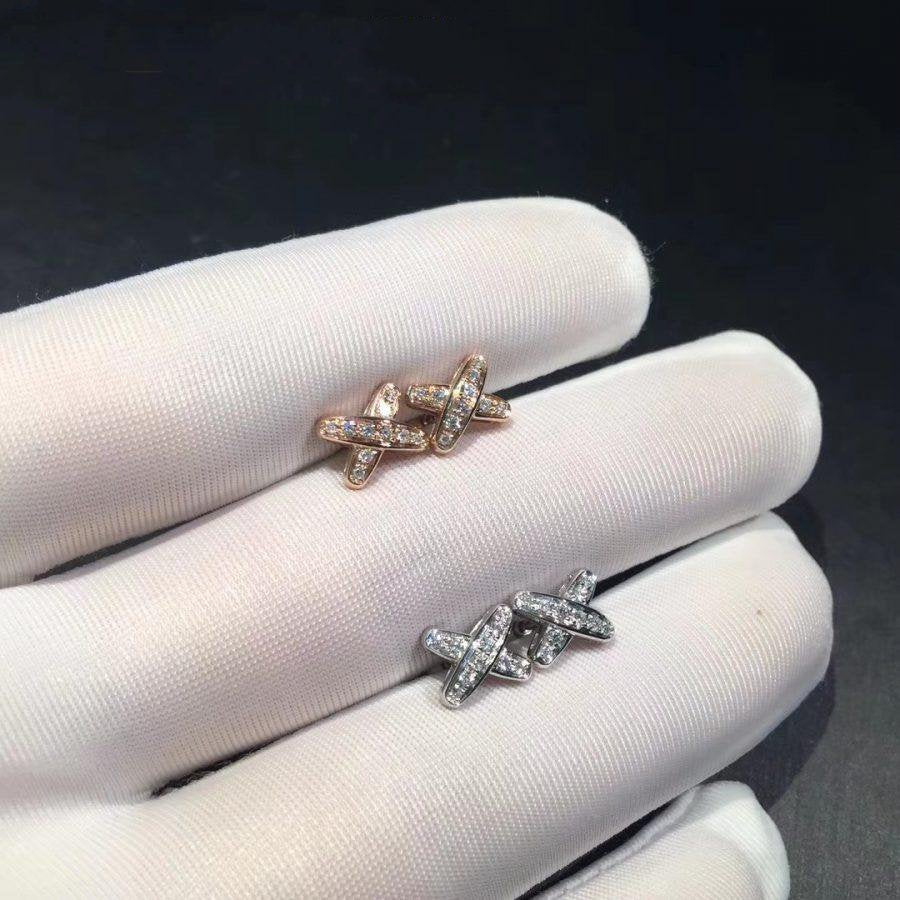 ミロ ダイヤモンドピアス